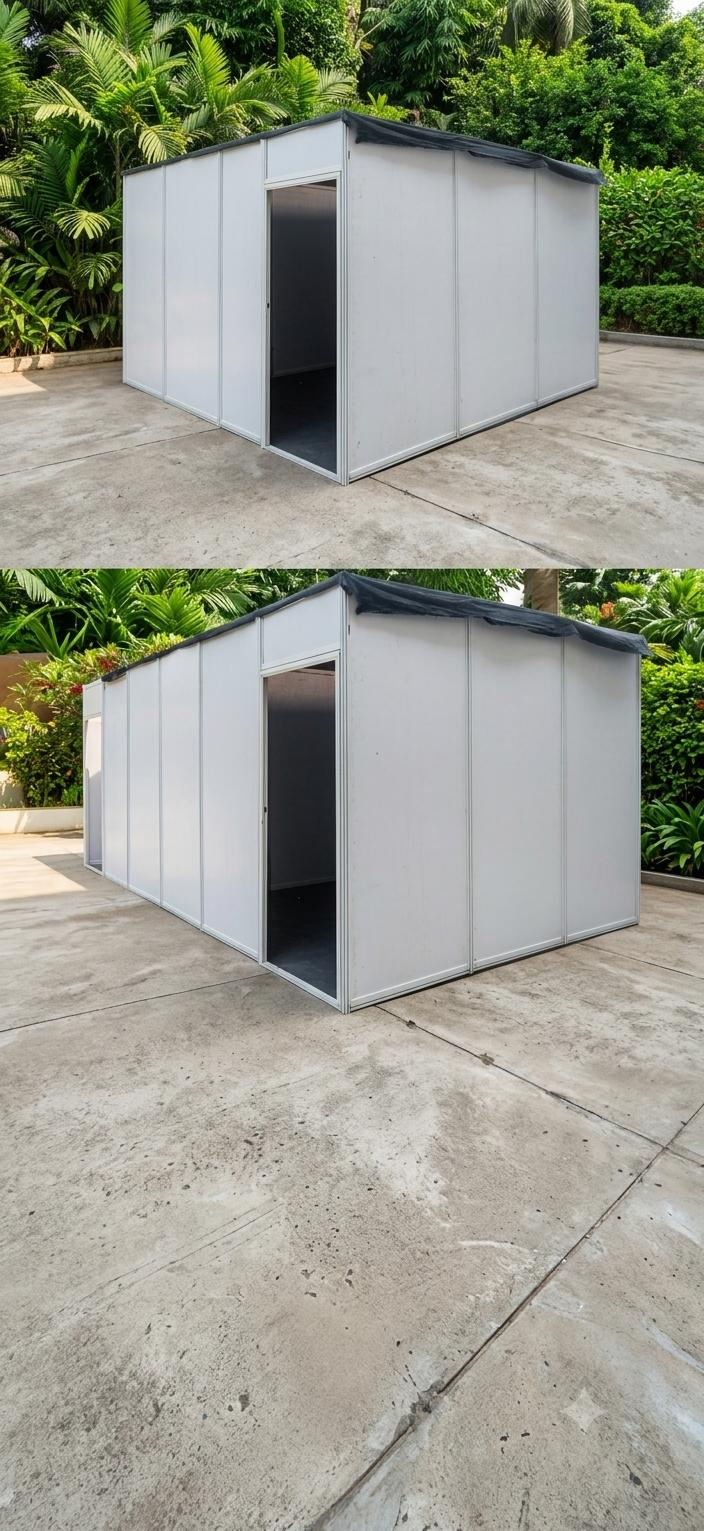 Octonorm Lockable Dressing Cabin